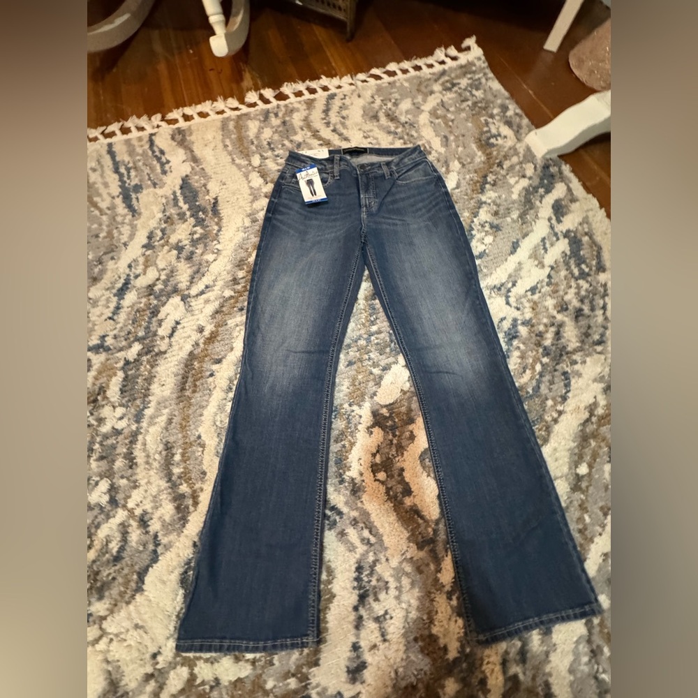 Authentic Original Vintage Style Indigo Flare Jeans